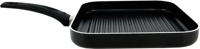 Main image of IMUSA USA IMU-30026 Square Griddle with Ridges 10.5-Inch, Black