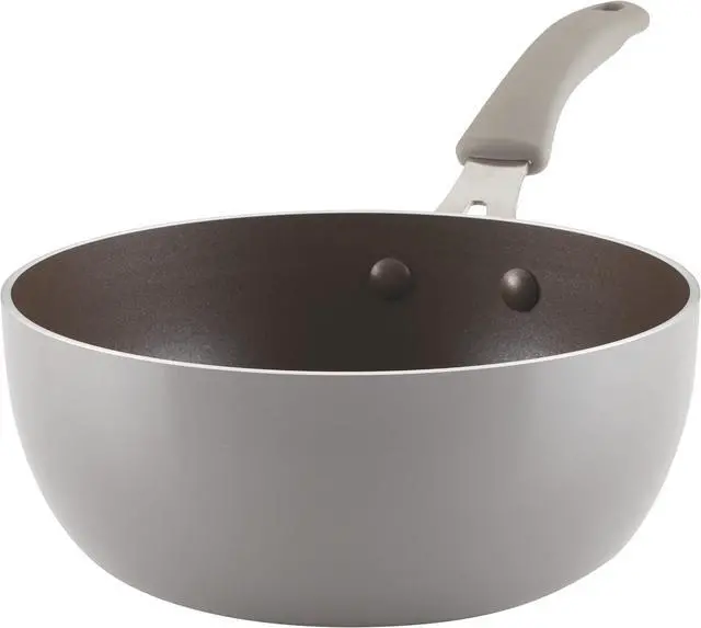 Main image of Rachael Ray Cook + Create Nonstick Saucier Pan/Saucepan, 3 Quart, Gray