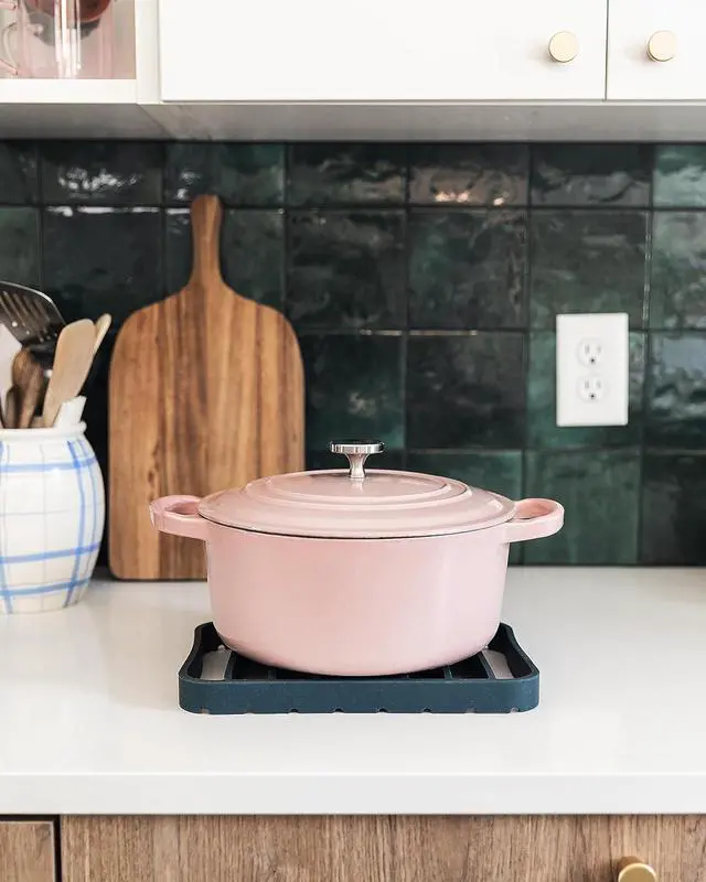 Alt view image 5 of 7 - The Silicone Kitchen Silicone Roasting Rack Pan, Dishwasher Safe, BPA Free, Non-Toxic, 7 in by 10.75 in, Navy, 2 Pack