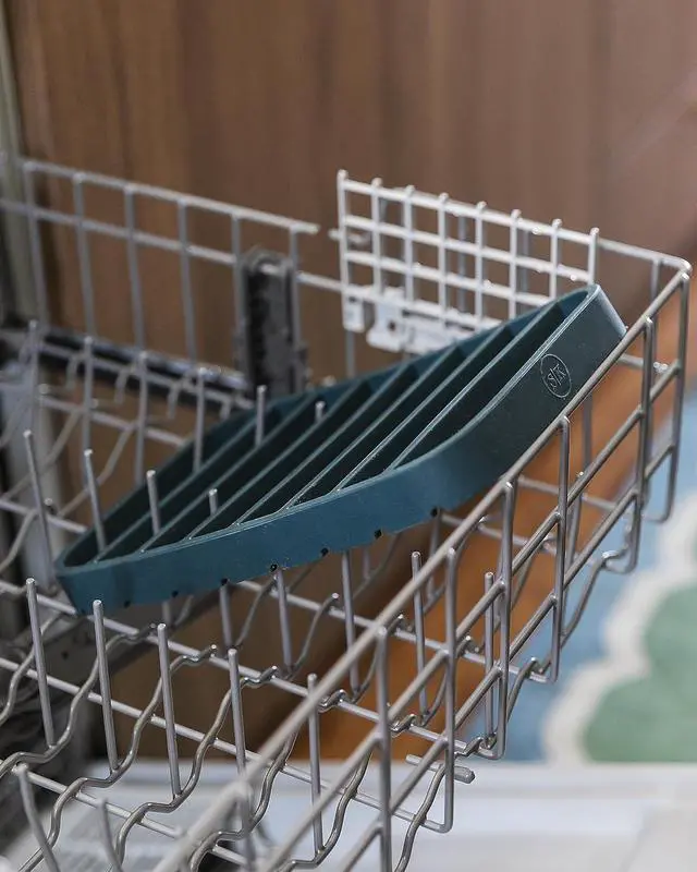 Alt view image 7 of 7 - The Silicone Kitchen Silicone Roasting Rack Pan, Dishwasher Safe, BPA Free, Non-Toxic, 7 in by 10.75 in, Navy, 2 Pack