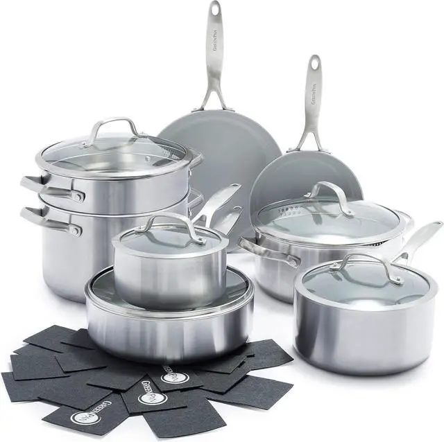 GreenPan Venice Pro Noir Cookware Set - Thumbnail 4