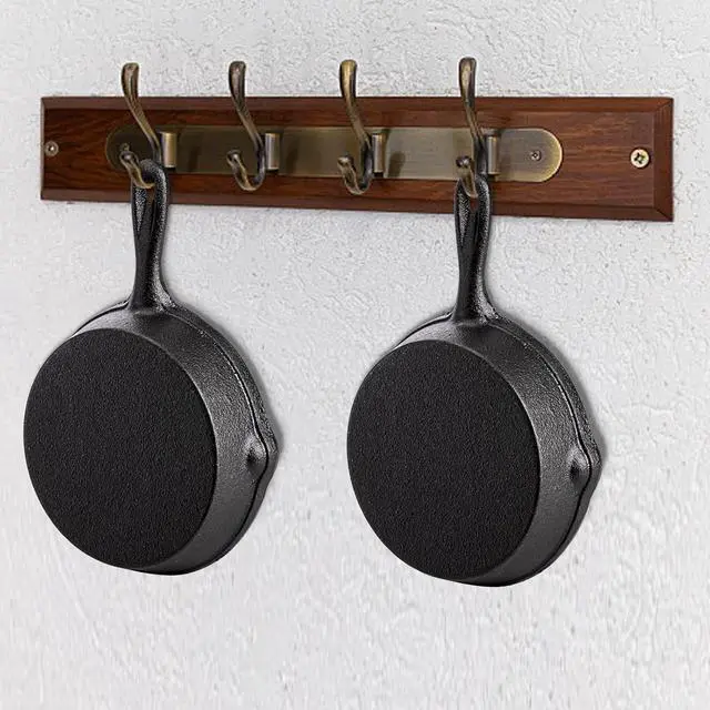 Alt view image 4 of 6 - Hiceeden 4 Pack Mini Cast Iron Skillet, 4" Small Frying Pans with Double Drip-Spouts for Stove, Oven, Grill Safe, Indoor and Outdoor Use, Non-stick
