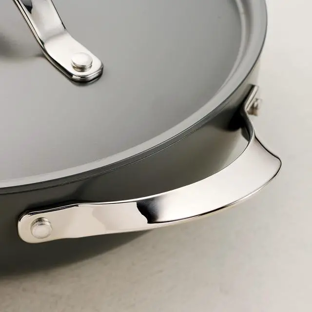 Alt view image 5 of 7 - Tramontina All in One Plus Pan, 5 Qt Ceramic Non Stick (Charcoal Gray), 80110/088DS