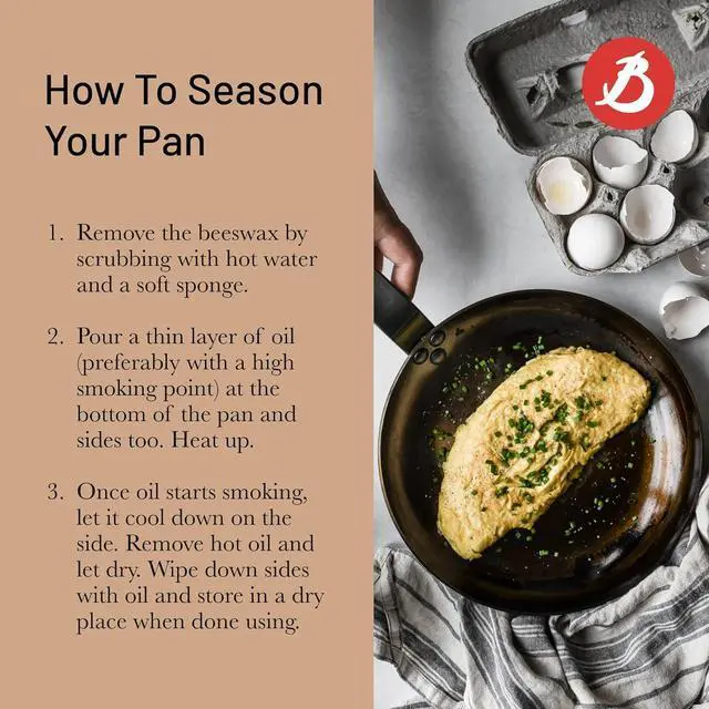 Alt view image 5 of 7 - de Buyer MINERAL B Carbon Steel Omelette Pan - 9.5 - Naturally Nonstick - Made in France