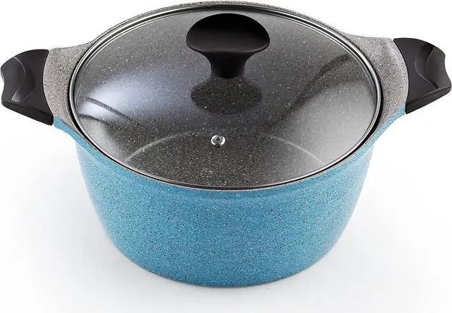 Alt view image 6 of 7 - Cook N Home 6-Piece Nonstick Ceramic Coating Cookware Set, Multicolor