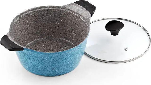 Alt view image 7 of 7 - Cook N Home 6-Piece Nonstick Ceramic Coating Cookware Set, Multicolor