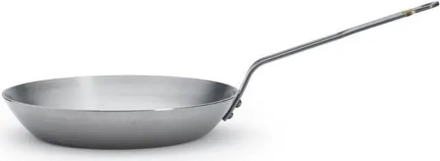 Alt view image 2 of 7 - de Buyer MINERAL B Carbon Steel Fry Pan - 10.25 - Ideal for Searing, Sauteing & Reheating - Naturally Nonstick - Made in France