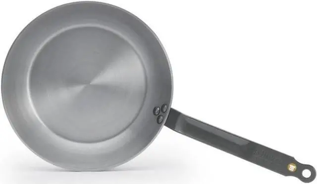Alt view image 3 of 7 - de Buyer MINERAL B Carbon Steel Fry Pan - 10.25 - Ideal for Searing, Sauteing & Reheating - Naturally Nonstick - Made in France