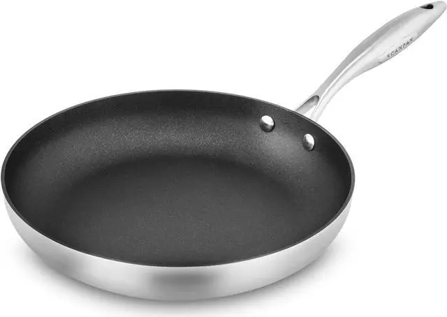Main image of Scanpan CX+ 11" Fry Pan - Stratanium Plus Nonstick - 5-ply Stainless Steel