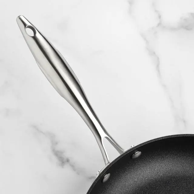 Alt view image 7 of 7 - Scanpan CX+ 11" Fry Pan - Stratanium Plus Nonstick - 5-ply Stainless Steel