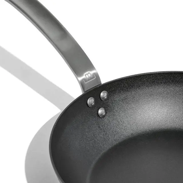 Alt view image 2 of 7 - Made In Cookware - Seasoned 10" Blue Carbon Steel Frying Pan - (Like Cast Iron, but Better) - Professional Cookware - Crafted in Sweden - Induction Compatible