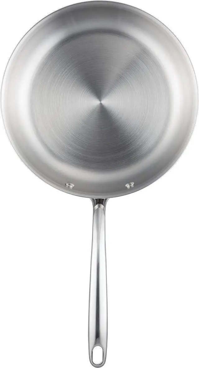 Alt view image 3 of 7 - Breville Thermal Pro Stainless Steel Frying Pan / Fry Pan / Stainless Steel Skillet - 10 Inch, Silver