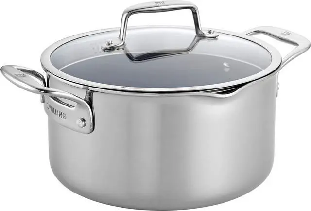 Main image of ZWILLING Clad CFX 6-qt Stainless Steel Ceramic Nonstick Dutch Oven