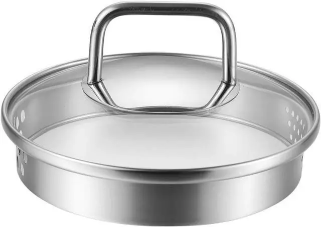 Alt view image 3 of 5 - Stainless Steel Saucepan With Glass Lid,Classic Cookware, Sauce Pan,2 Quart for Boiling Milk, Sauce, Gravies, Pasta,Noodles