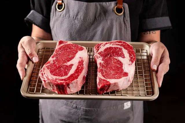 Alt view image 2 of 7 - Certified Angus Beef Roasting Pan with Wire Rack  Heavy-Duty Non-Stick Perfect for Reverse Searing