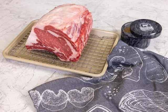 Alt view image 7 of 7 - Certified Angus Beef Roasting Pan with Wire Rack  Heavy-Duty Non-Stick Perfect for Reverse Searing