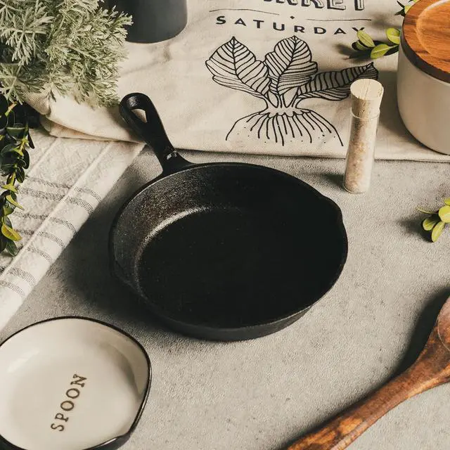 Alt view image 5 of 7 - Backcountry Iron 6-1/2 Inch Round Small Pre-Seasoned Cast Iron Skillet