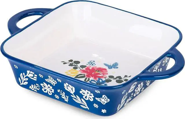Main image of Wisenvoy 8x8 Baking Pan Brownie Pan Casserole Dish Ceramic Baking Dish Casserole Dishes For Oven Square Baking Pan