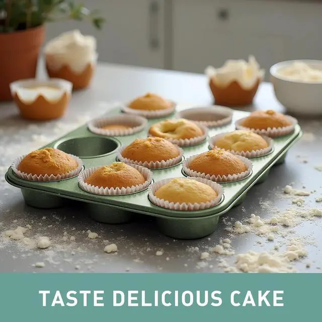 Alt view image 5 of 7 - MAISON ARTS 30 Piece Pots and Pans Set Non Stick, Kitchen Cookware & Bakeware Sets with Nonstick Granite Coating, Baking Tray, Frying Pan and Saucepan, Green