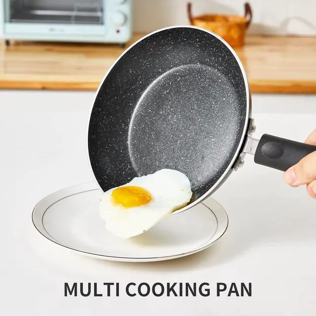Alt view image 7 of 7 - Nonstick Frying Pan Set-3-Pieces Skillet Set Induction Compatible,8 Inch,9.5 Inch and 11 Inch
