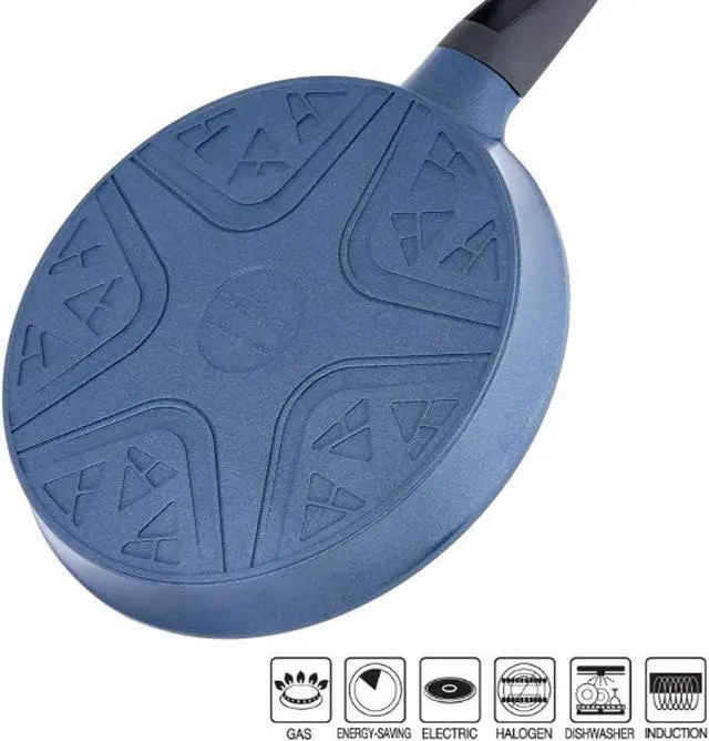 Alt view image 5 of 7 - UPIT 3-Cup Egg Frying Pan for Induction Stovetop, Nonstick Coating Aluminum Egg Cooker Pan