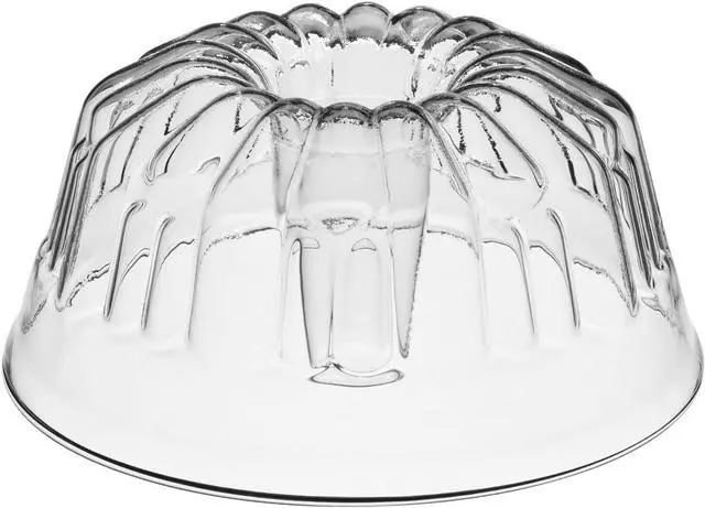 Alt view image 7 of 7 - Simax Clear Glass Fluted Bundt Cake Pan | Heat, Cold, and Shock Proof, 2.1 Quart (8.4 Cups), Made in Europe, Great for Ring Cakes, Puddings, Desserts, Monkey Bread, and More, Dishwasher Safe