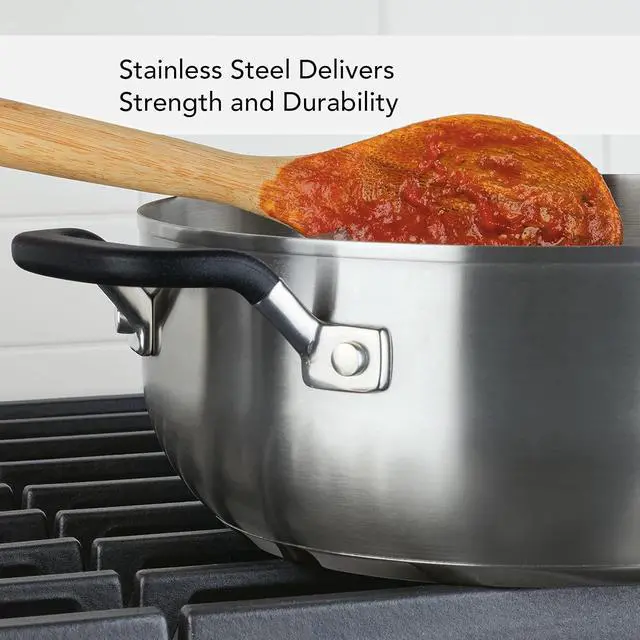 Alt view image 4 of 7 - KitchenAid Casserole with Lid, 4 Quart, Brushed Stainless Steel