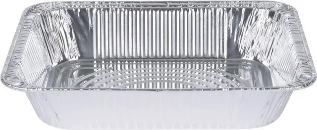 Alt view image 2 of 7 - GUSTO [30 Count 9x13 Inch Aluminum Pans, Half-Size Deep Steam Foil Pans, Tin Pans Disposable - Pans for Baking, Cooking, Heating, Storing, and Food Prepping (Formerly Comfy Package)