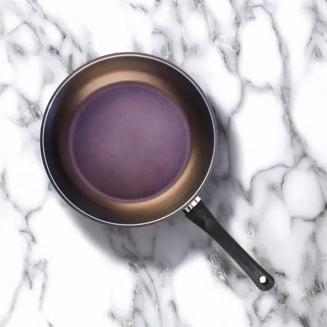 Alt view image 6 of 6 - TeChef - Color Pan 12" Frying Pan, Coated with New Safe Teflon Select - Color Collection/Non-Stick Coating (PFOA Free) / (Aubergine Purple)
