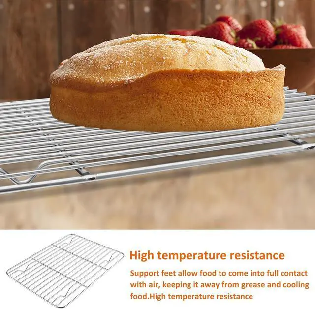 Alt view image 5 of 7 - 16 Inch Roasting Pan with Rack, Leonyo Turkey Roasting Pan, Stainless Steel Large Roaster Pan with Rack Non Stick Baking Pans for Cooking Ham, Chicken, Cake, Lasagna, Casserole