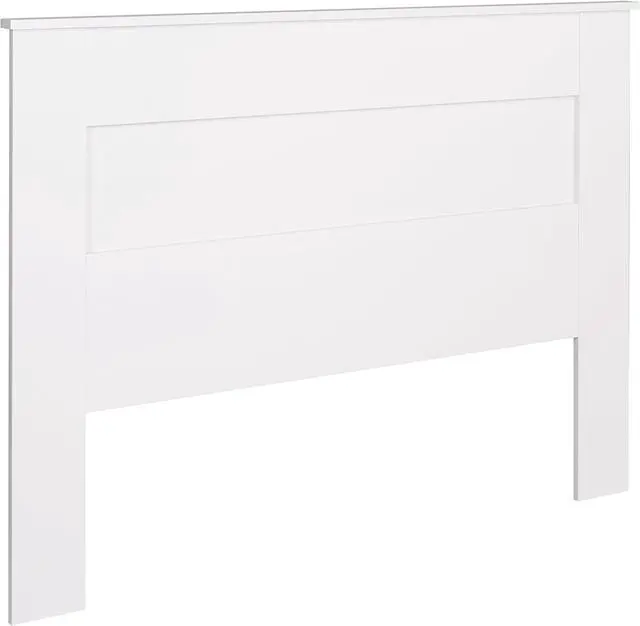 Alt view image 3 of 6 - Prepac Stylish Flat Wood Panel Headboard for Queen Size Beds, Simplistic Wooden Queen Headboard 2.25" D x 64.5" W x 48" H, White, WHFQ-1301-1