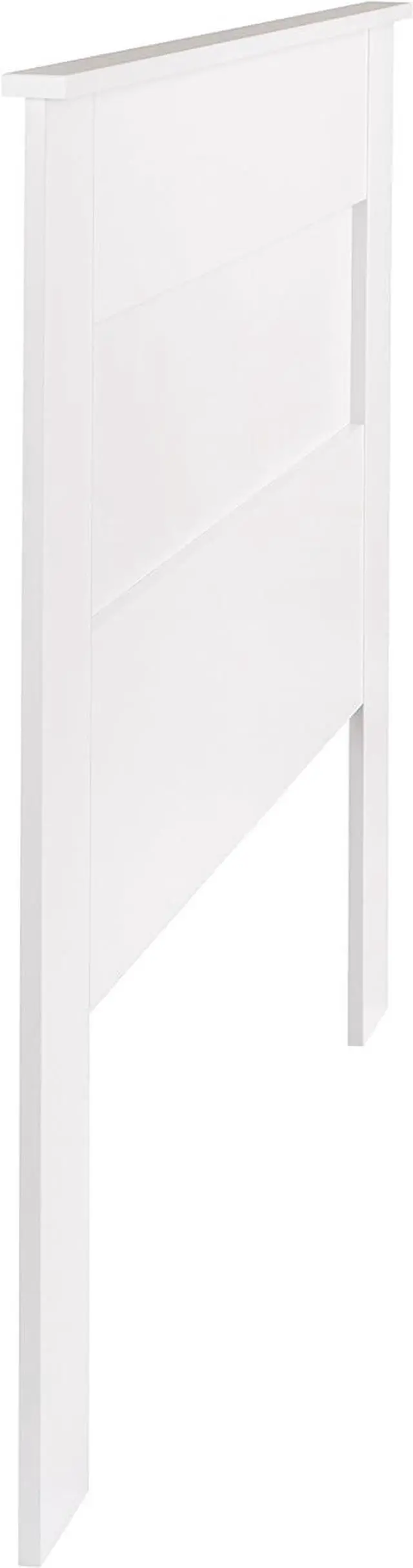 Alt view image 5 of 6 - Prepac Stylish Flat Wood Panel Headboard for Queen Size Beds, Simplistic Wooden Queen Headboard 2.25" D x 64.5" W x 48" H, White, WHFQ-1301-1