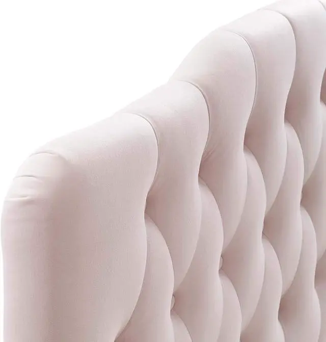Alt view image 5 of 6 - Modway Annabel Diamond Tufted Performance Velvet Queen Headboard in Pink