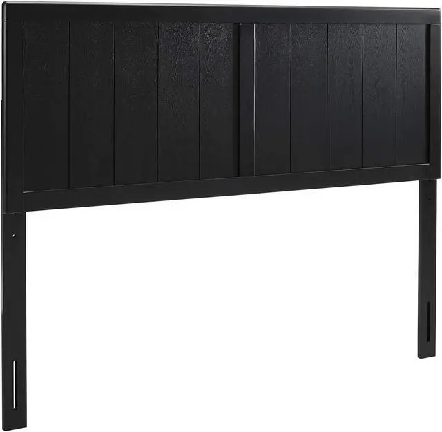 Alt view image 3 of 7 - Modway MOD-6217-BLK Robbie Full Wood Headboard, Black