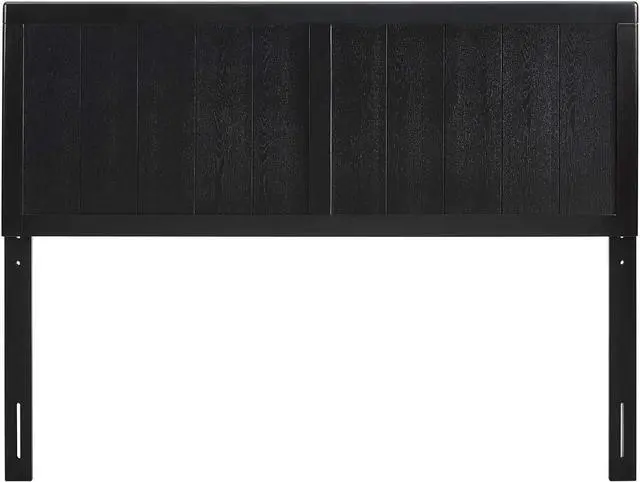 Alt view image 4 of 7 - Modway MOD-6217-BLK Robbie Full Wood Headboard, Black
