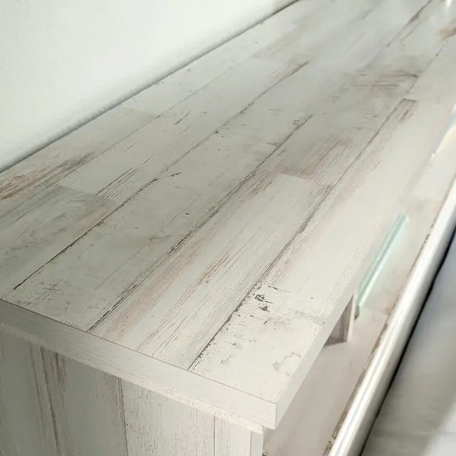 Alt view image 5 of 7 - Sauder River Ranch Full-Queen Headboard, White Plank Finish