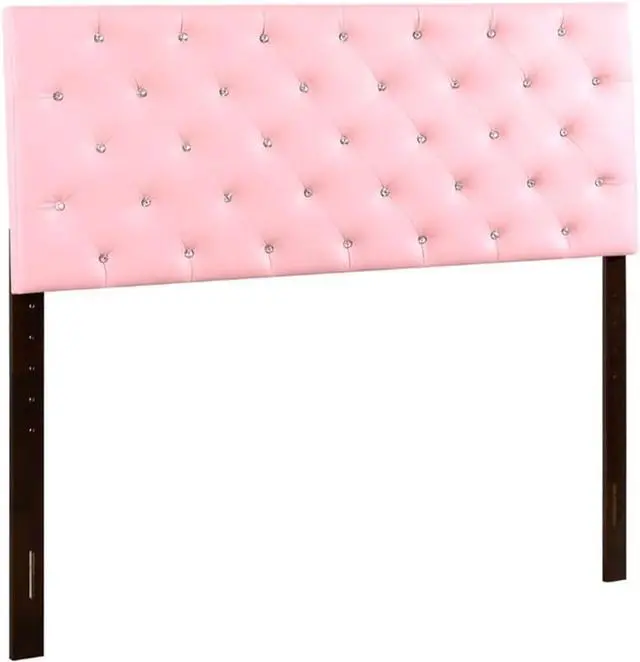 Main image of Glory Furniture Super Nova Faux Leather Upholstered Full Headboard in Pink
