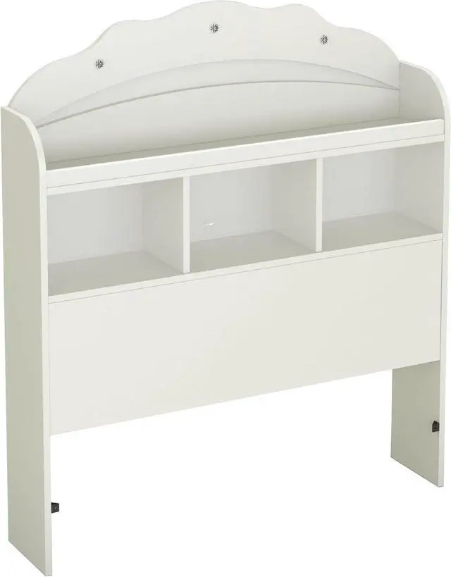 Main image of South Shore Tiara Bookcase Headboard, Twin, White