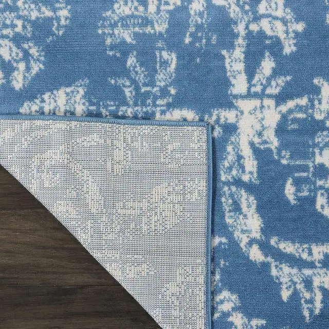 Alt view image 3 of 6 - Nourison Jubilant JUB09, 2'3" x 7'3", Blue