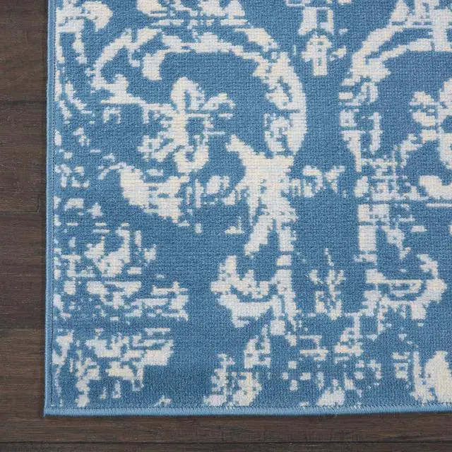 Alt view image 4 of 6 - Nourison Jubilant JUB09, 2'3" x 7'3", Blue