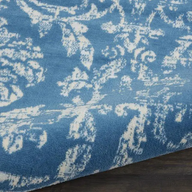 Alt view image 6 of 6 - Nourison Jubilant JUB09, 2'3" x 7'3", Blue