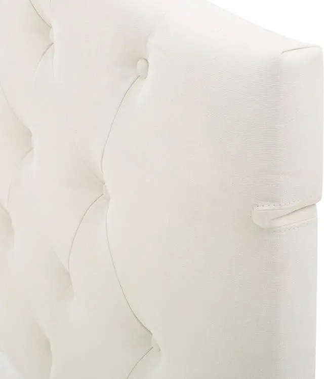 Alt view image 5 of 6 - Christopher Knight Home Marlen Headboard - Fully Upholstered, Queen / Full, Ivory