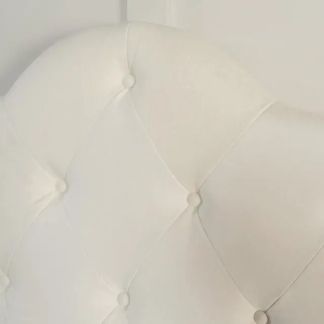 Alt view image 6 of 6 - Christopher Knight Home Marlen Headboard - Fully Upholstered, Queen / Full, Ivory