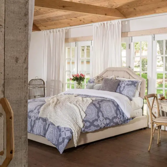 Alt view image 2 of 4 - Christopher Knight Home Angelica Headboard, King / Cal King, Light Beige