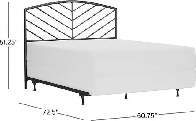 Alt view image 5 of 7 - Hillsdale Essex Metal Frame, Queen Headboard, Gray Bronze
