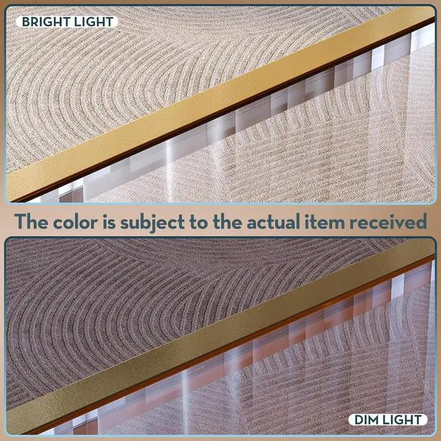 Alt view image 4 of 7 - SAYGOER Glass Coffee Table Modern Coffee Tables for Living Room Square Minimalist Center Tables for Home Office 26.7 x 26.7 x 17.7, Gold