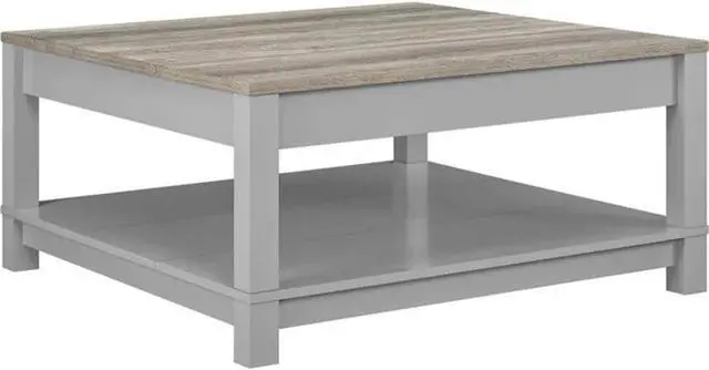 Alt view image 3 of 7 - Ameriwood Home Carver Coffee Table, Gray