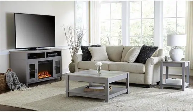 Alt view image 4 of 7 - Ameriwood Home Carver Coffee Table, Gray