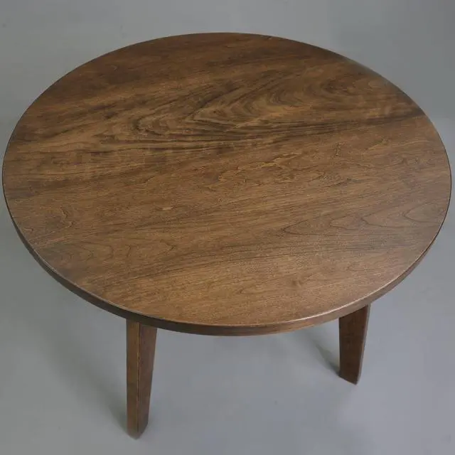 Alt view image 6 of 7 - American Trails Genuine 100% Hardwood Round Coffee Table - Antique Cherry