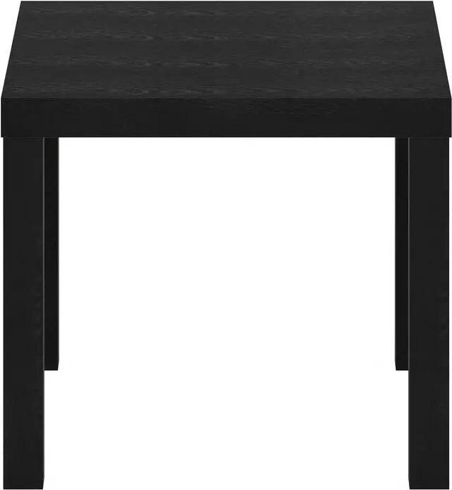 Alt view image 6 of 6 - Furinno Classic Homey Square Parsons Side End Table, 1-Pack, Black